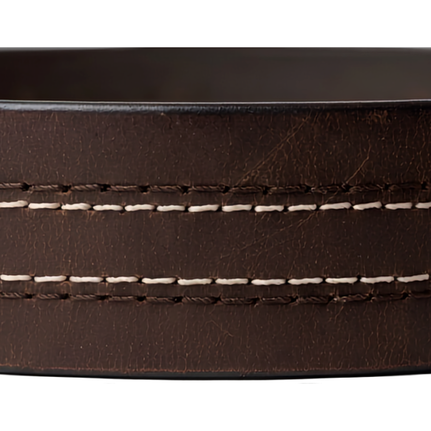 Brown Crazy Horse finish genuine buffalo leather belt by Hashmeers
