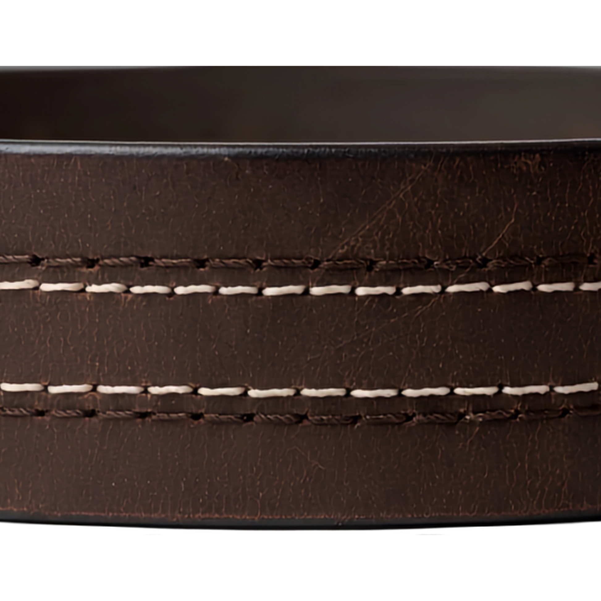 Brown Crazy Horse finish genuine buffalo leather belt by Hashmeers
